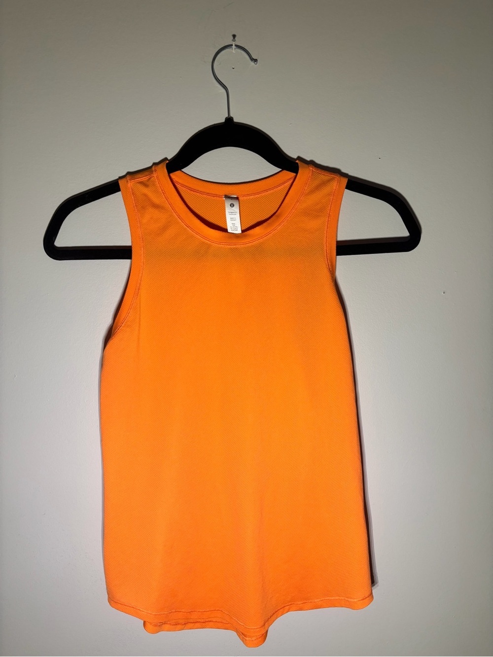 lululemon athletica Bright Orange Athletic Tank